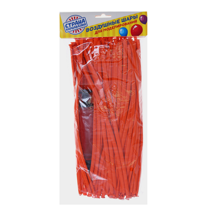 Набор шаров для моделирования 260, оранжевый цвет, 100 шт + насос