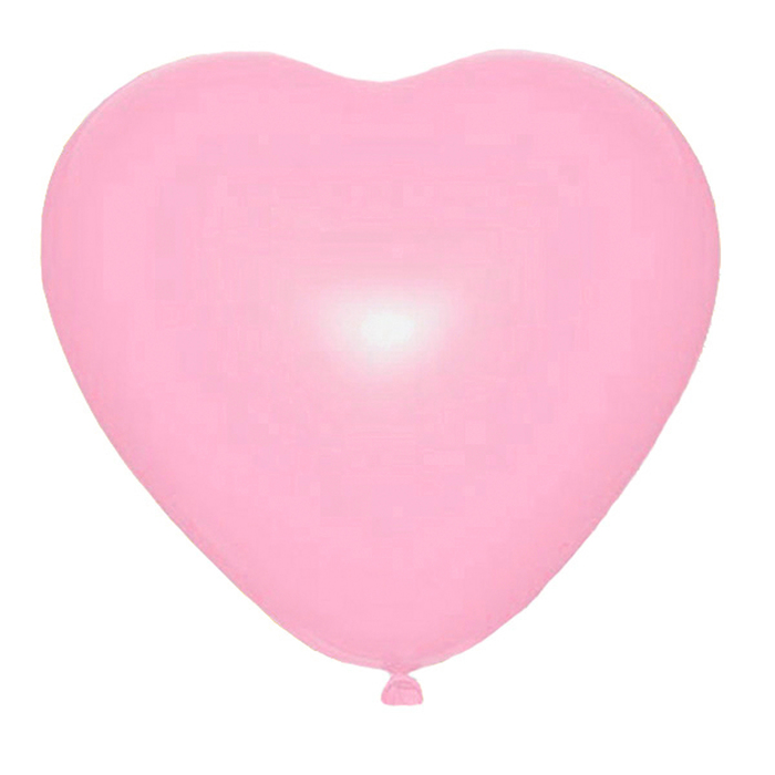 Шар латексный 36" "Сердце" розовый цвет