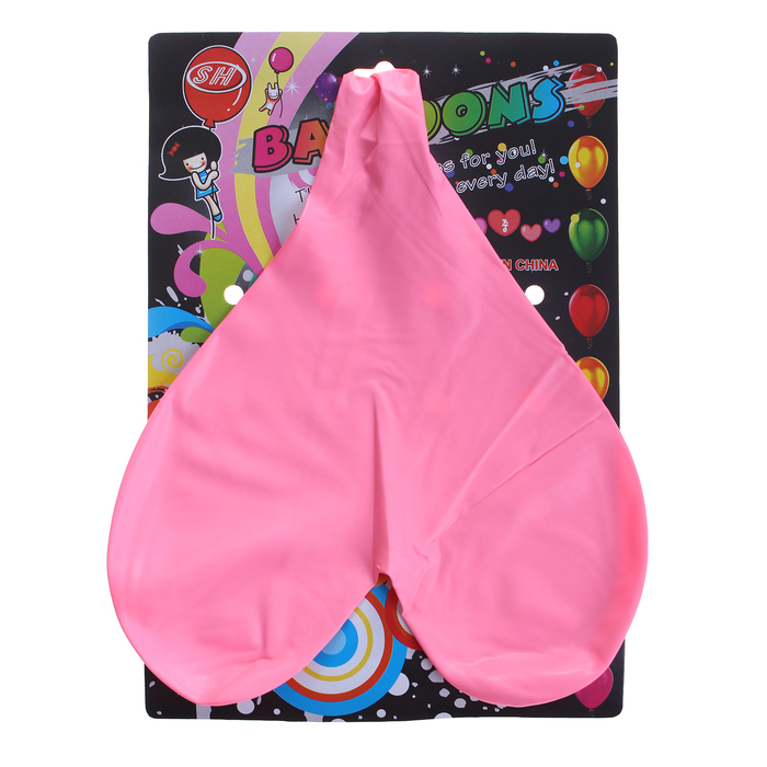 Шар латексный 36" "Сердце" розовый цвет