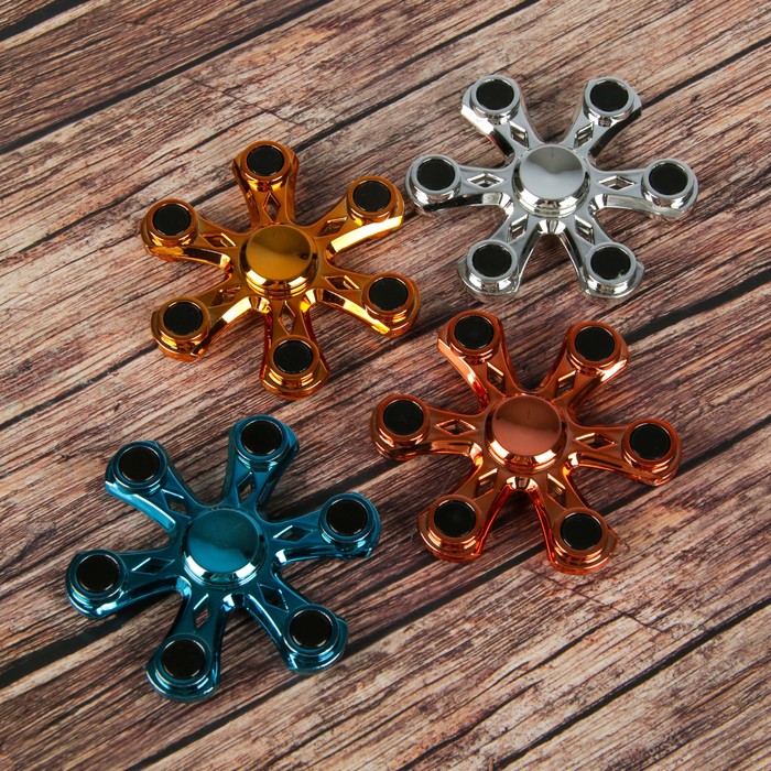 Спиннер "Нейроны" МИКС 7*7*1,5