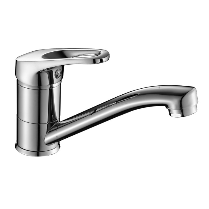 Смеситель для раковины Decoroom DR37012, однорычажный, с поворотным изливом, хром
