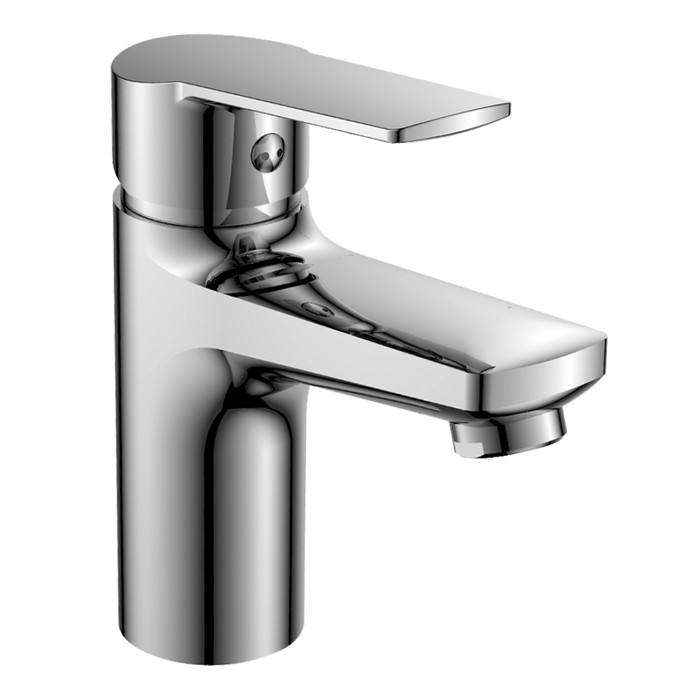 Смеситель для раковины Decoroom DR38011, однорычажный, монолитный, хром