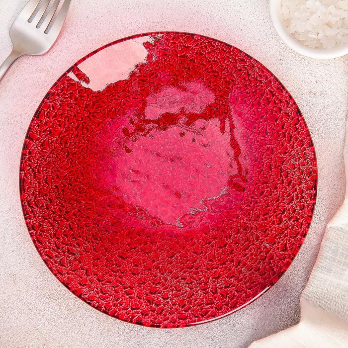 Тарелка 16,5 см, цвет красный
