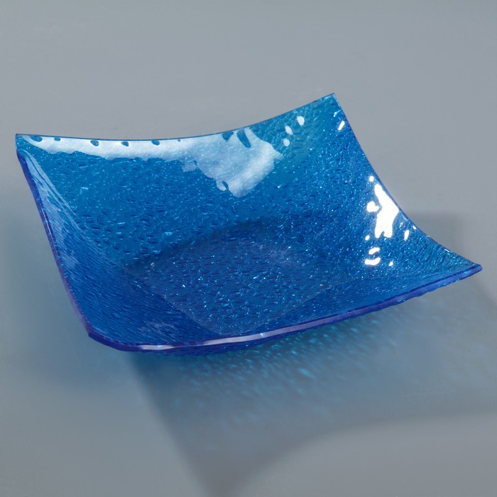 Тарелка 18х18 см, цвет синий