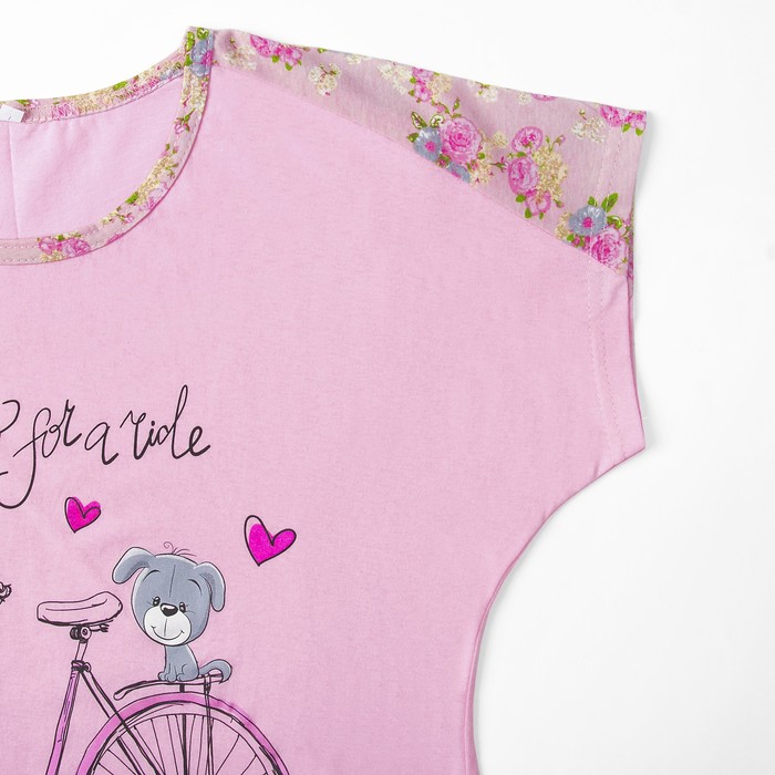 Пижама женская (футболка, шорты) ПК221 цвет МИКС, р-р 46