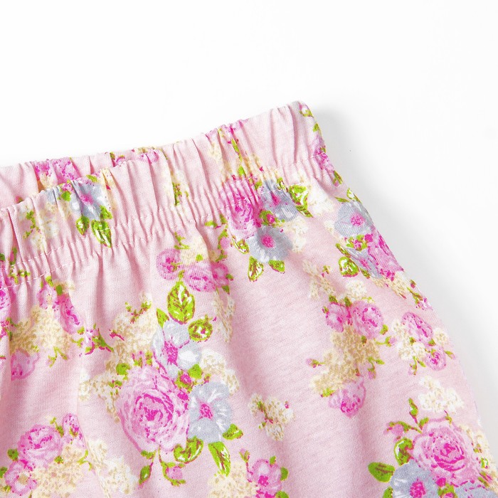 Пижама женская (футболка, шорты) ПК221 цвет МИКС, р-р 50