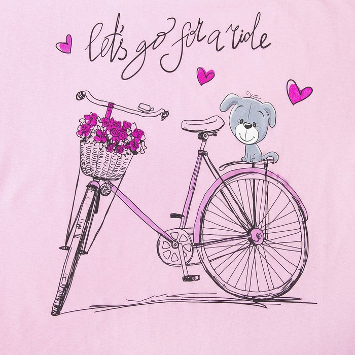 Пижама женская (футболка, шорты) ПК221 цвет МИКС, р-р 52