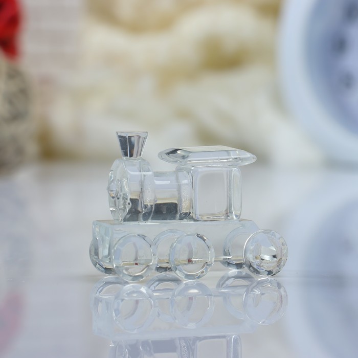 Сувенир стекло "Паровозик" 4,2х4,5х3,2 см