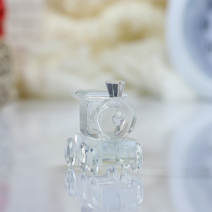 Сувенир стекло "Паровозик" 4,2х4,5х3,2 см