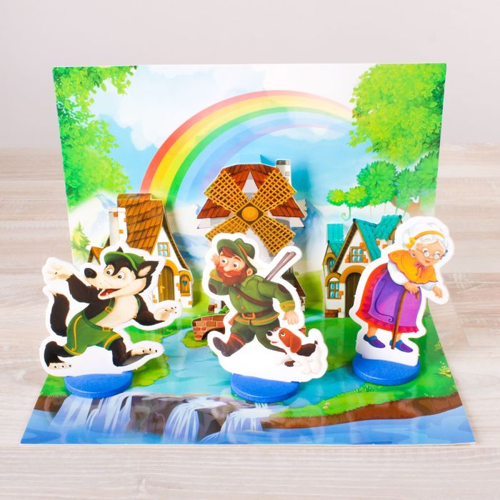 Кукольный театр 3D "Сказка Красная шапочка"