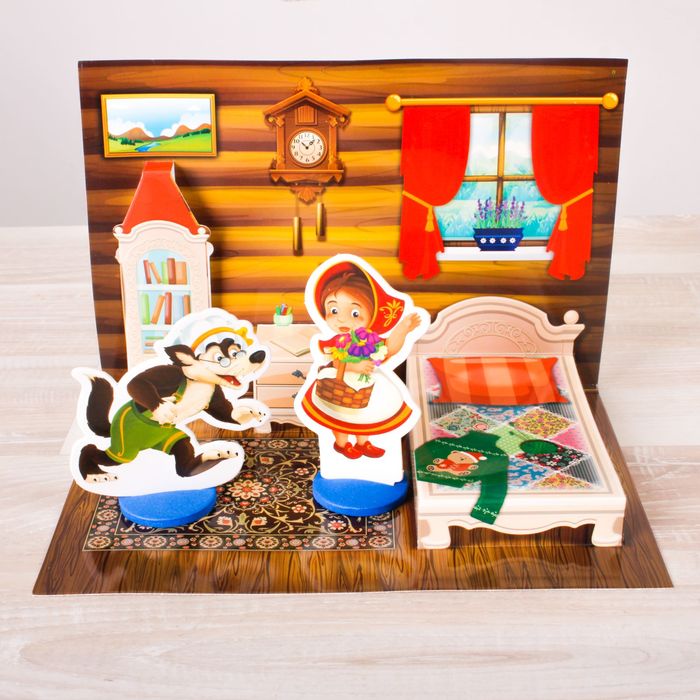 Кукольный театр 3D "Сказка Красная шапочка"