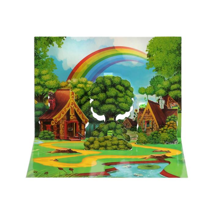 Кукольный театр 3D "Сказка Маша и медведь"