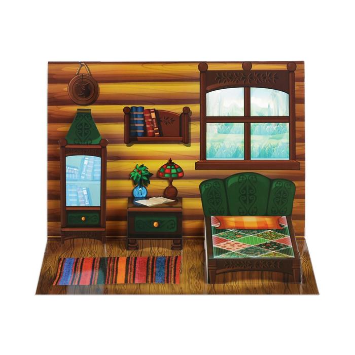 Кукольный театр 3D "Сказка Маша и медведь"