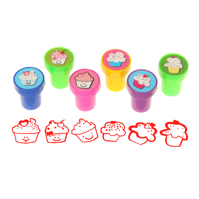 Печать цветная "Вкусняшки", набор 6 шт