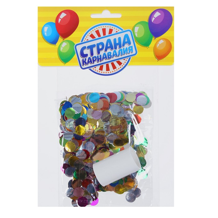 Шар полимерный 18" "Сфера" (+ конфетти)