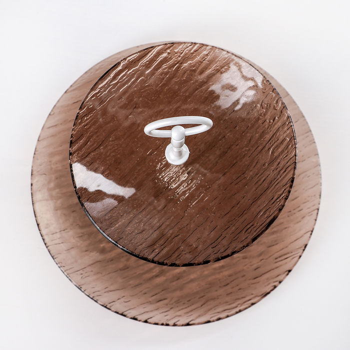 Этажерка 2-ярусная 16,5х24 см, цвет бронзовый, подарочная упаковка