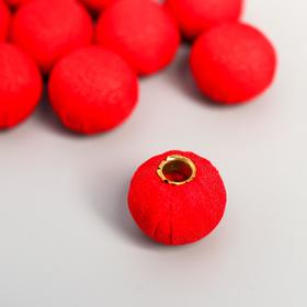 

Декор для творчества "Шарик красный" (набор 10 шт) 1,5х1,5 см