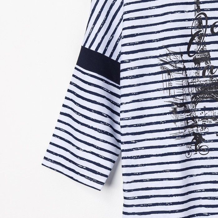 Комплект женский (туника, бриджи) КК236 цвет синий, р-р 56