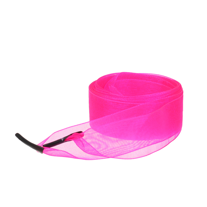 Шнурки капроновые 20мм 110 см (пара) JF14 роз неон