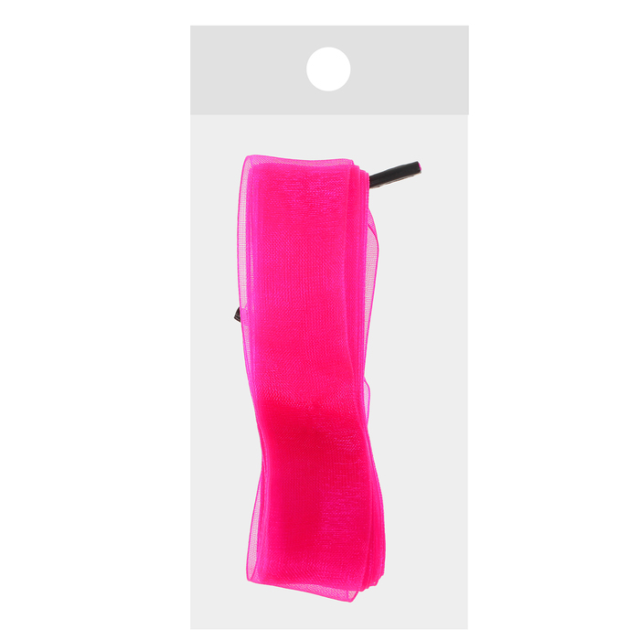 Шнурки капроновые 20мм 110 см (пара) JF14 роз неон