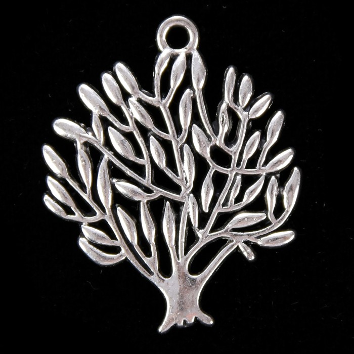 Декор металл для творчества "Дерево" (А13133) 3,1х2,5 см