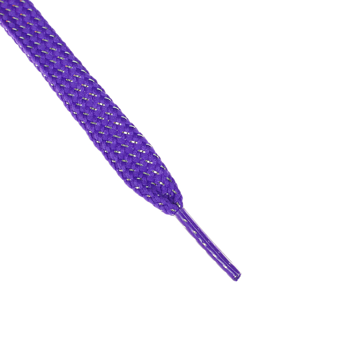 Шнурки с плоск сечением 8мм 110см (пара) фиолет