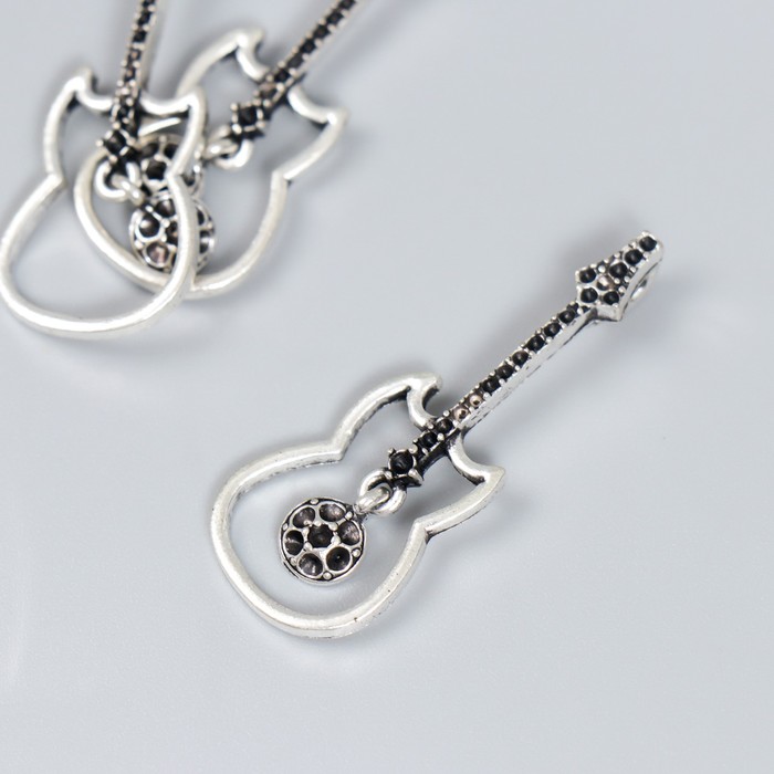 Декор металл для творчества "Гитара" (В72130) 3,9х1,5 см