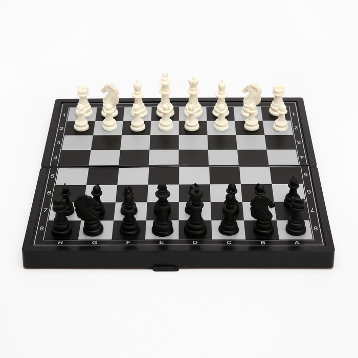 Игра настольная магнитная "Шахматы", 24.5х24.5 см