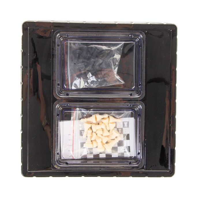 Игра настольная «Шахматы», пластик, чёрно-белые, в коробке, 20х20 см