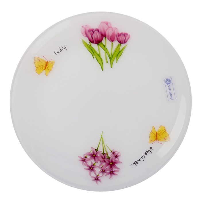 Тарелка 24 см "Европейская", цвет белый