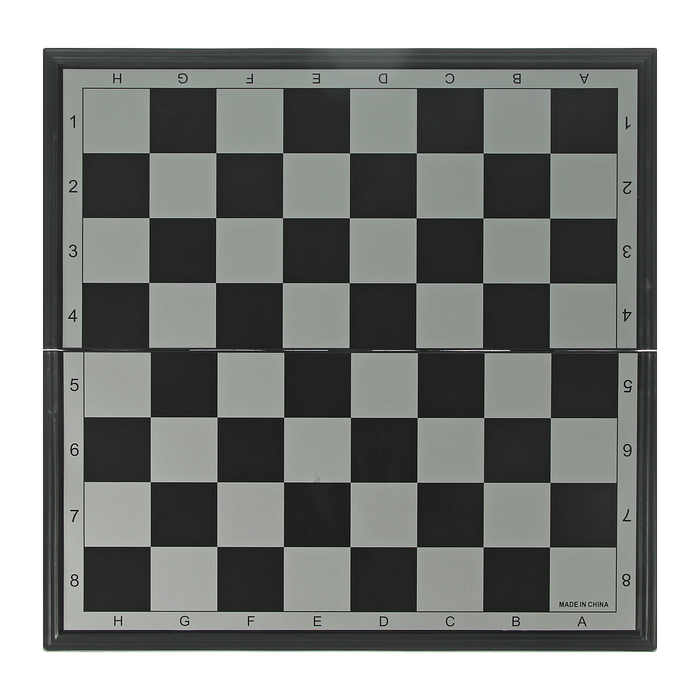 Игра настольная «Шахматы», поле картонное 30х15 см, фигуры пластиковые золото-серебряные