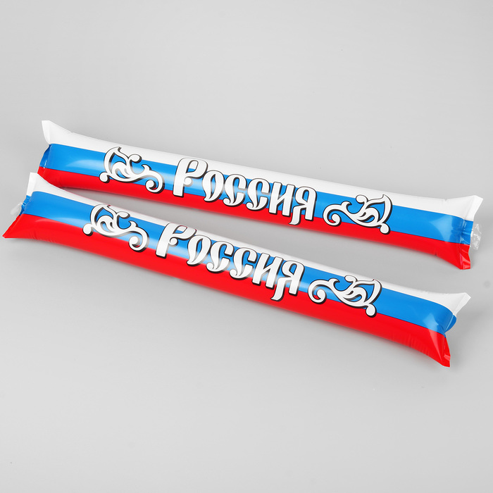 Палка-стучалка болельщика "Россия", 60 см, набор 2 шт.