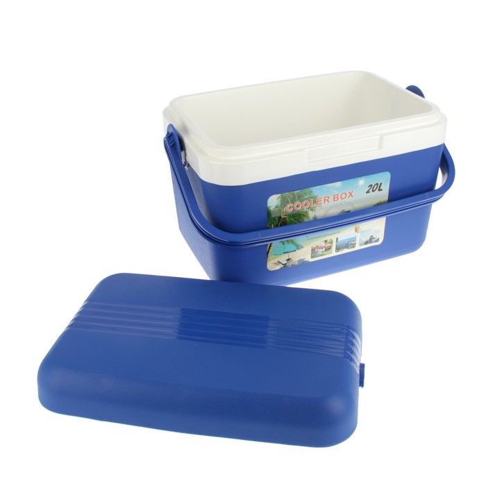 Сумка-холодильник 20л, Cooler box, синий, 42*29*31см