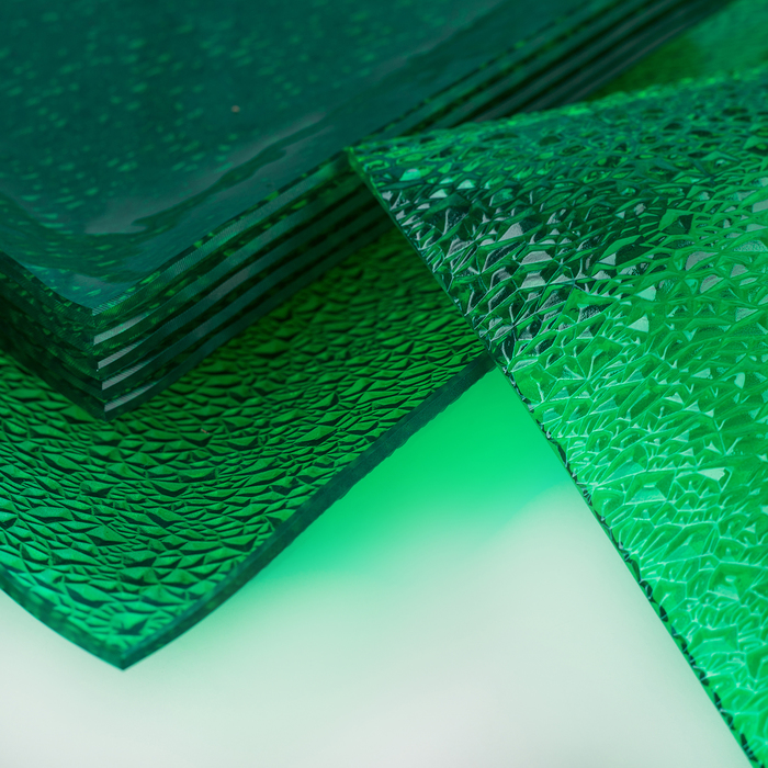 Сервиз столовый, 7 предметов: 1 тарелка 29,5х29,5 см, 6 тарелок 19,5х19,5 см, цвет зелёный, подарочная упаковка