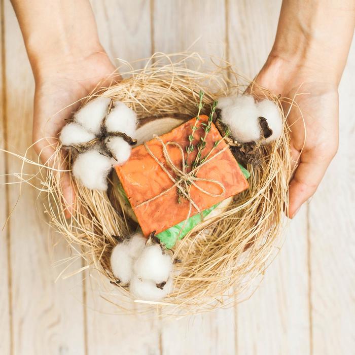 Косметическое мыло в баню "Фруктасия", ручная работа