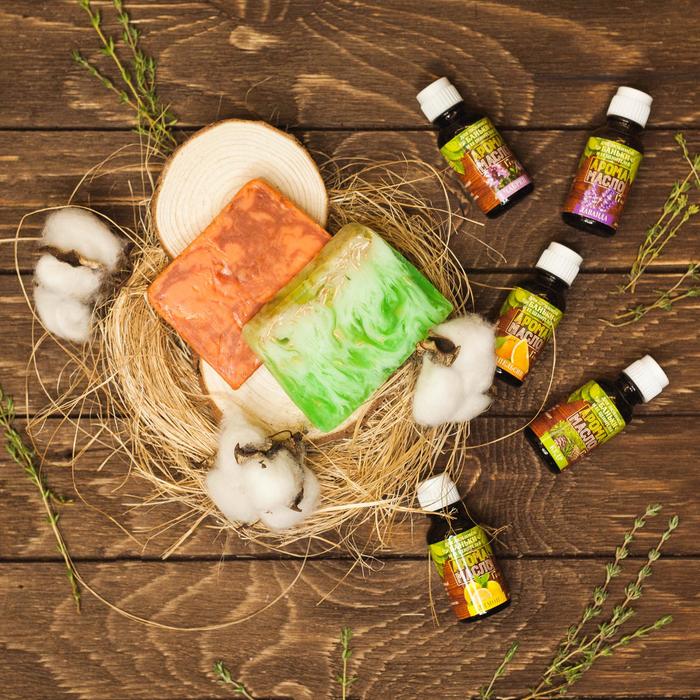 Косметическое мыло в баню "Фруктасия", ручная работа