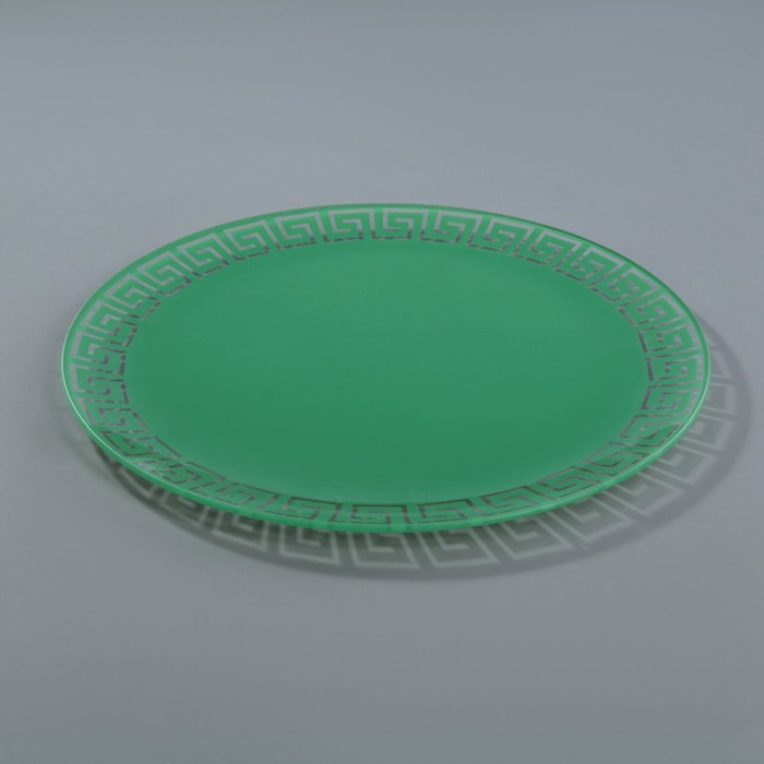 Блюдо 30 см "Версаче", цвет зелёный