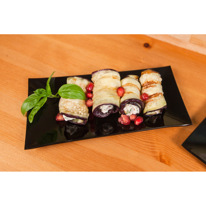 Набор блюд 19х9 см, 2 шт, цвет чёрный, подарочная упаковка