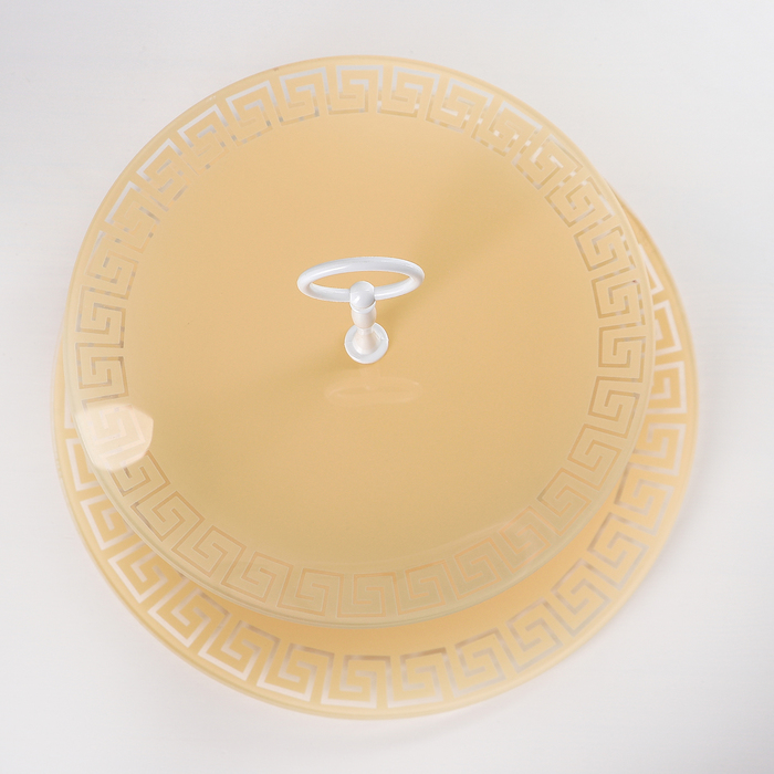 Этажерка 2-ярусное 24х30 см "Версаче", цвет бежевый, подарочная упаковка