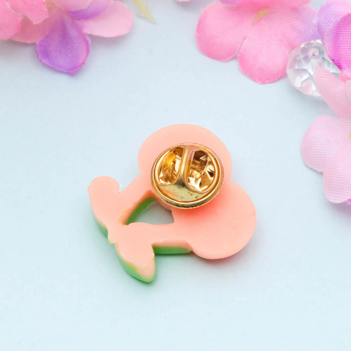 Брошь детская "Выбражулька" девочка на полянке, (набор 4 шт), форма МИКС, цвет МИКС