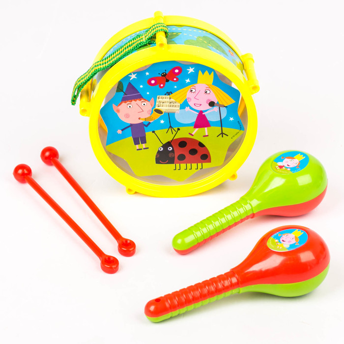 Набор музыкальных инструментов "Барабан и маракасы"