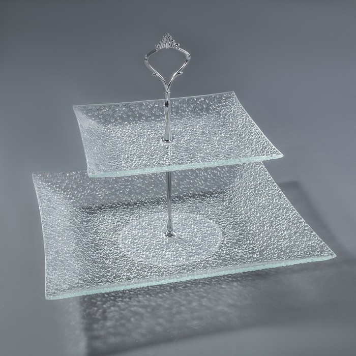 Этажерка 2-ярусная 19,5х29,5 см, подарочная упаковка