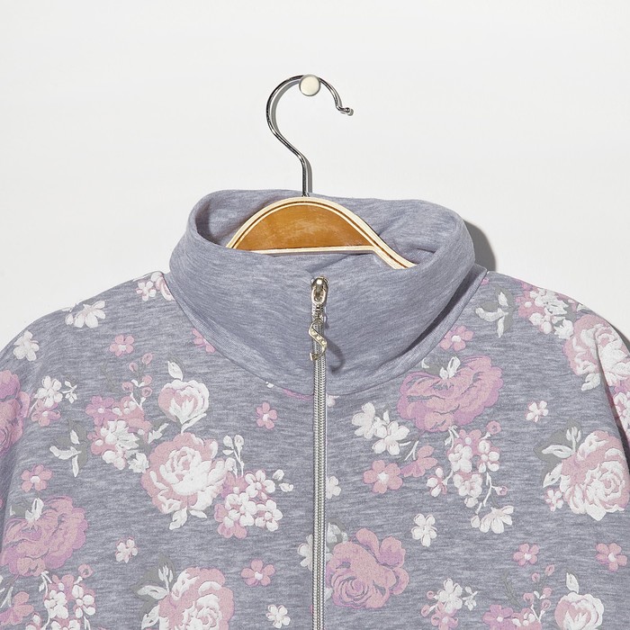 Комплект женский (джемпер, брюки) 7018 цвет серый, р-р 52