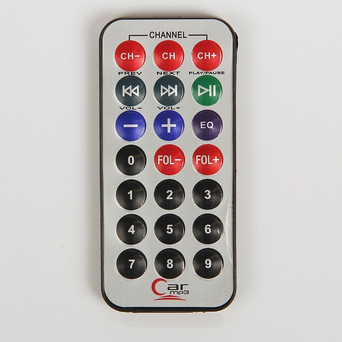 FM - трансмиттер, 12 В, USB/Mp3/WMA/MicroSD, черный