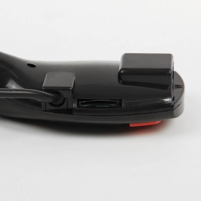 FM - трансмиттер, 12 В, USB/Mp3/WMA/MicroSD, черный