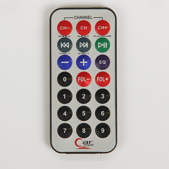 FM - трансмиттер, 12 В, 2 USB/Mp3/WMA/MicroSD, белый