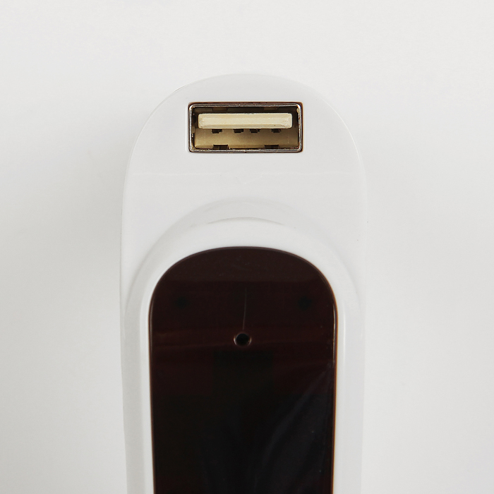 FM - трансмиттер, 12 В, USB/Mp3/WMA/AUX/MicroSD, белый