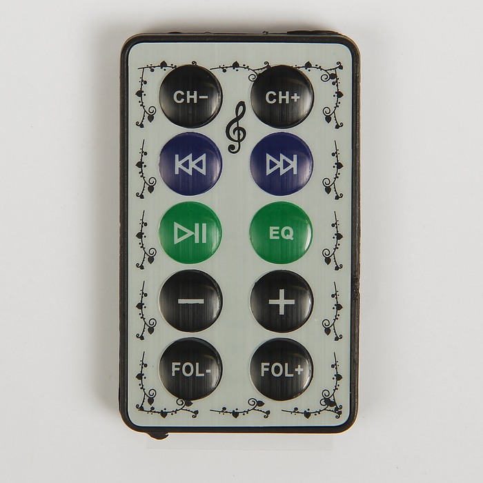 FM - трансмиттер, 12 В, USB/Mp3/WMA/AUX/MicroSD, белый