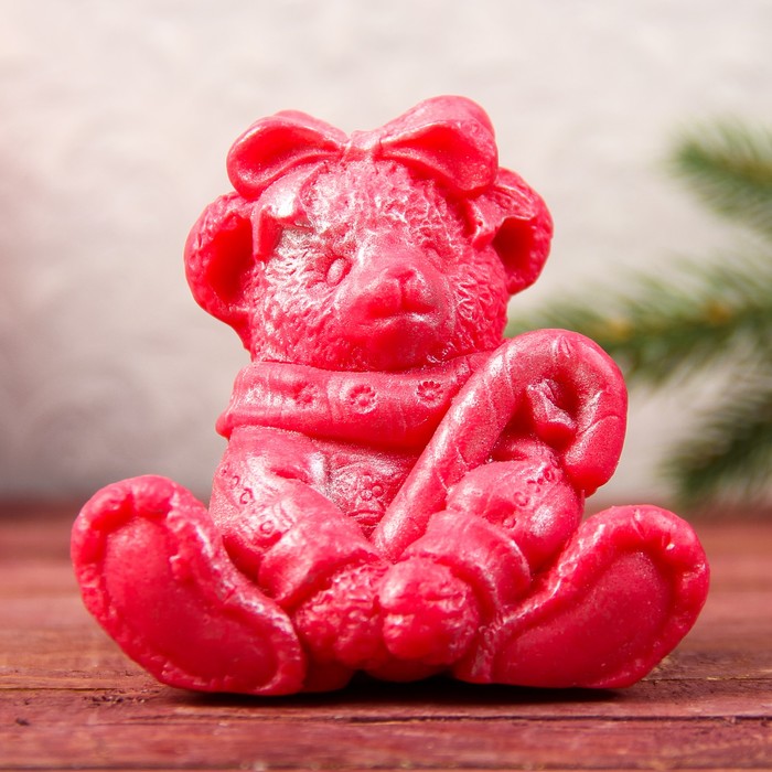 Мыло фигурное "Мятный мишка" 130 г, микс