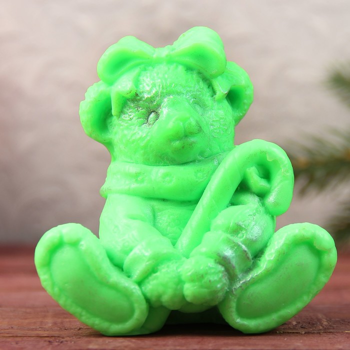 Мыло фигурное "Мятный мишка" 130 г, микс